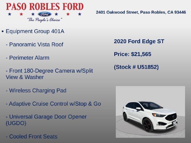 Used 2020 Ford Edge ST w/ Equipment Group 401A AWD/4WD image 6