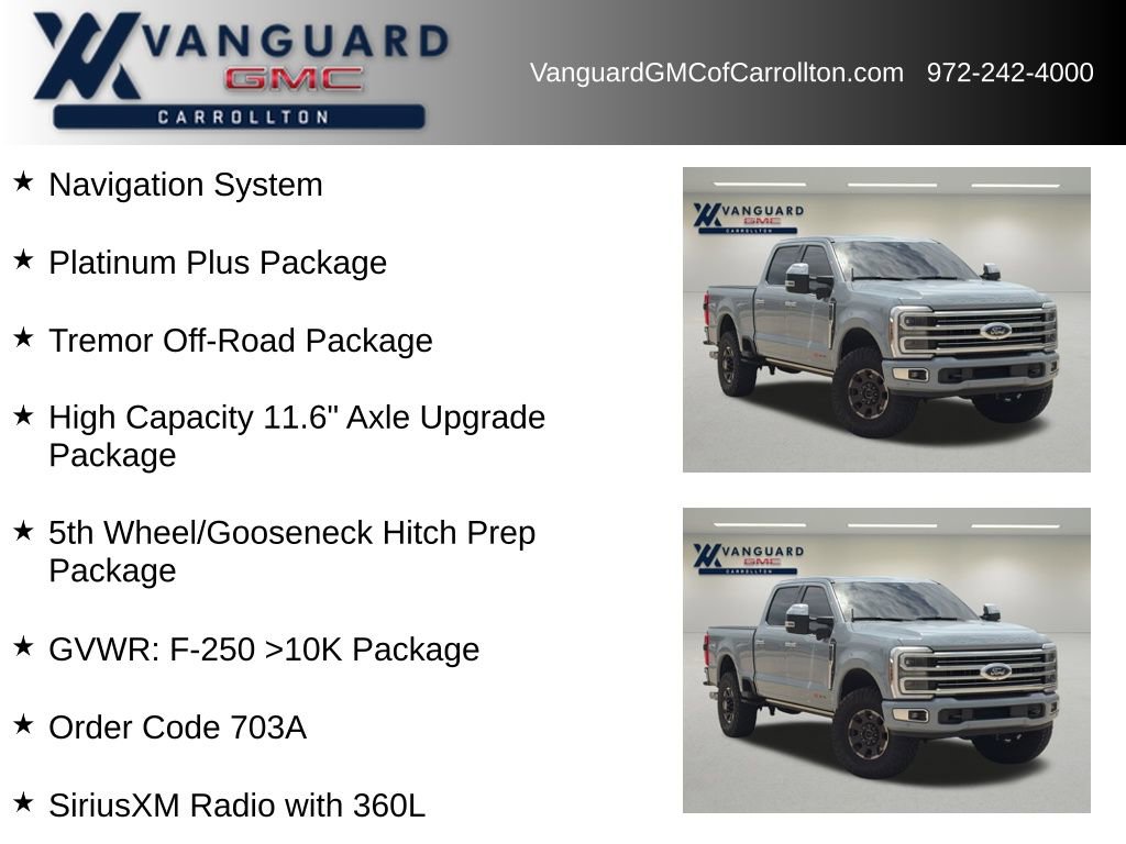 Used 2025 Ford F250 Platinum w/ Platinum Plus Package AWD/4WD image 6