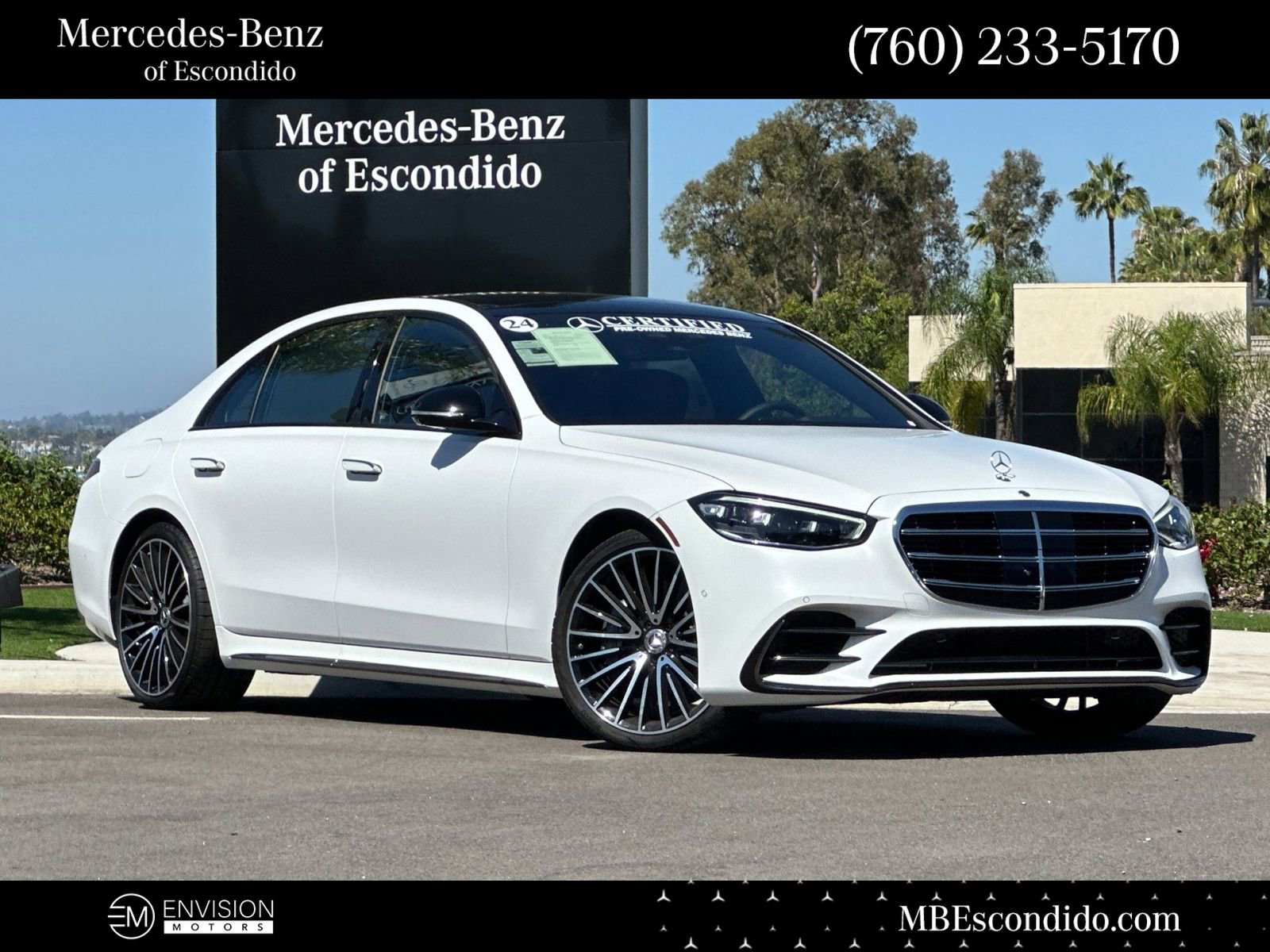 Certified 2024 Mercedes-Benz S 580 4MATIC Sedan