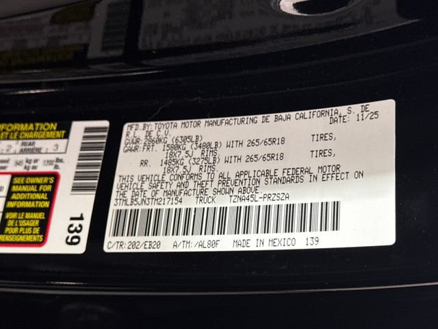 Certified 2026 Toyota Tacoma Limited AWD/4WD image 30