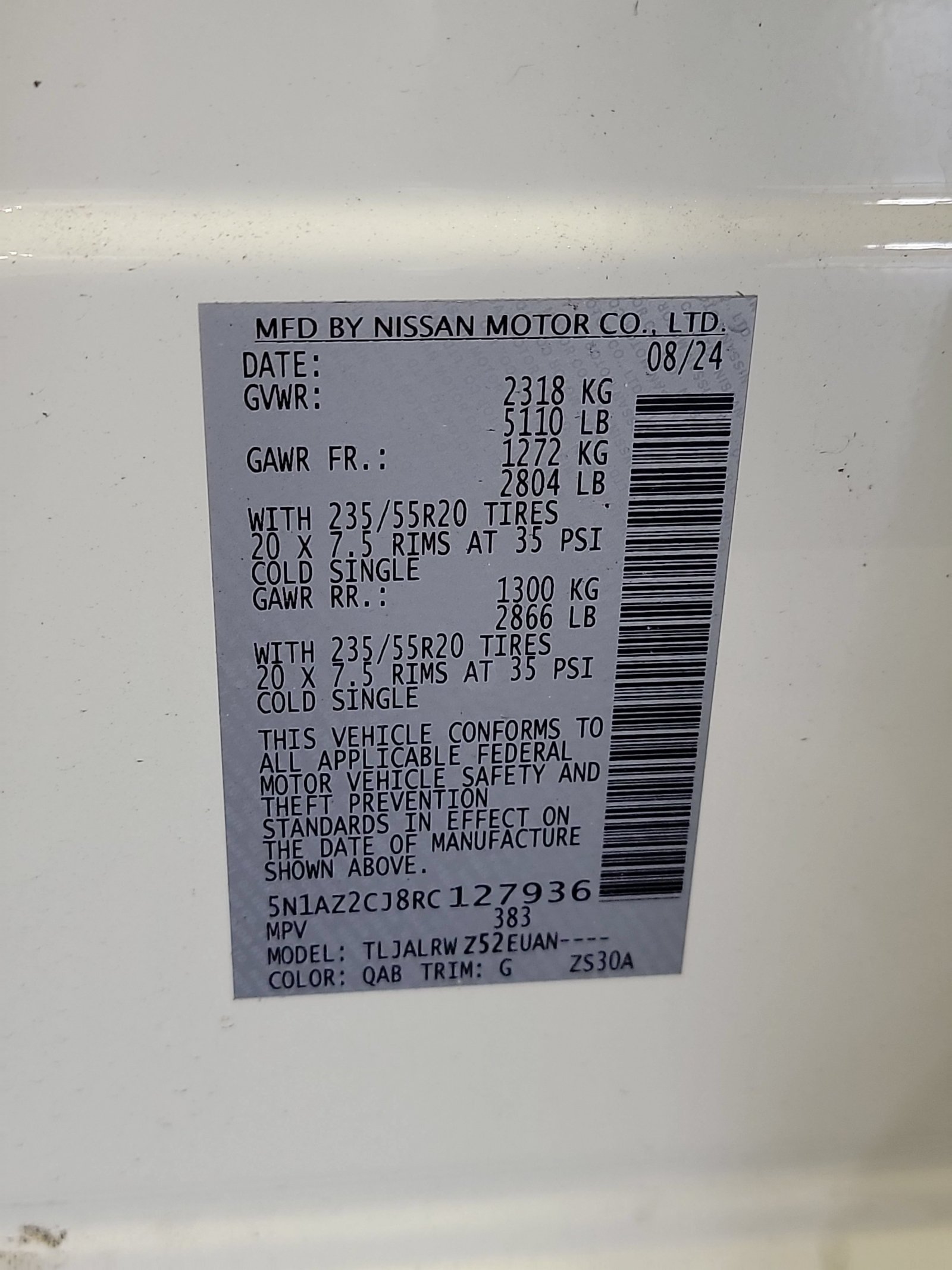 Used 2024 Nissan Murano SL FWD image 33