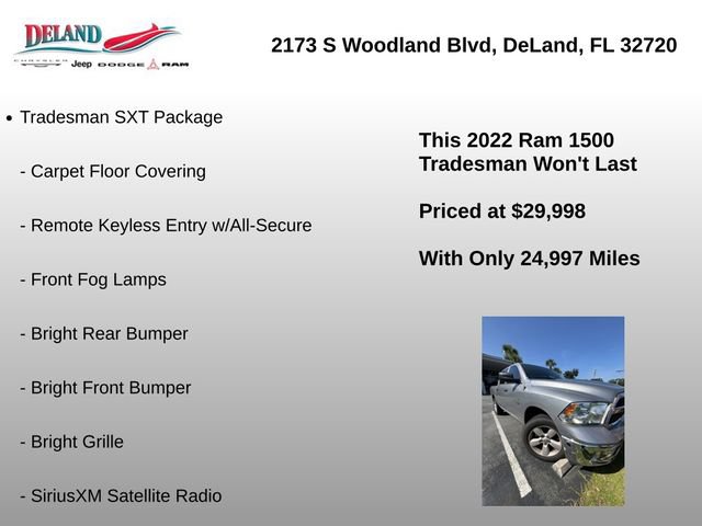 Used 2022 RAM 1500 Tradesman w/ Tradesman SXT Package AWD/4WD image 11