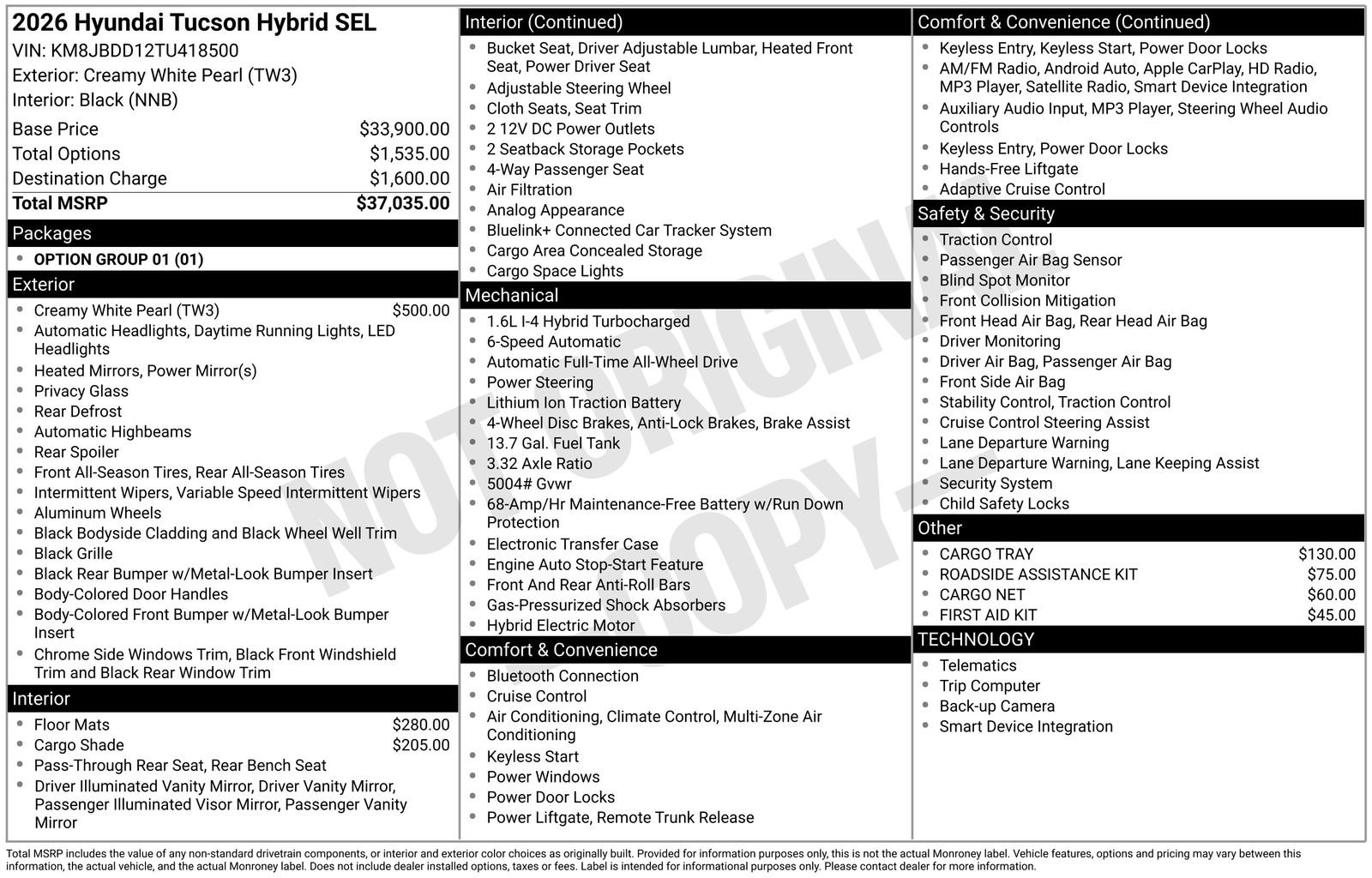 New 2026 Hyundai Tucson SEL image 22