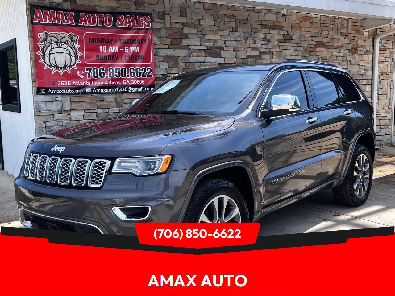 Used 2017 Jeep Grand Cherokee Overland w/ Jeep Active Safety Group AWD/4WD image 1