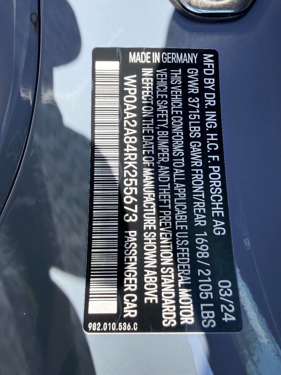 Used 2024 Porsche 718 Cayman RWD image 35