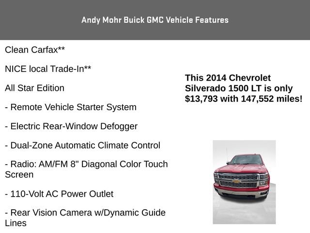 Used 2014 Chevrolet Silverado 1500 LT w/ All Star Edition image 4