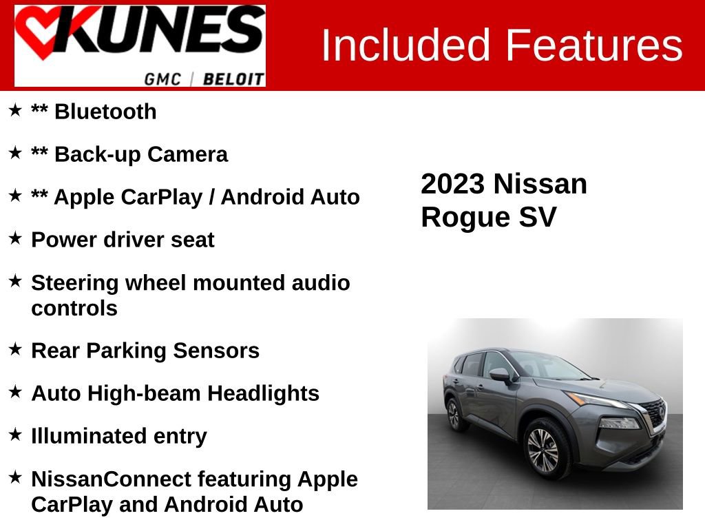 Used 2023 Nissan Rogue SV image 2