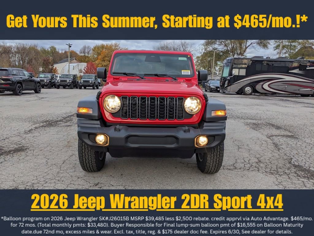 New 2026 Jeep Wrangler Sport AWD/4WD image 3