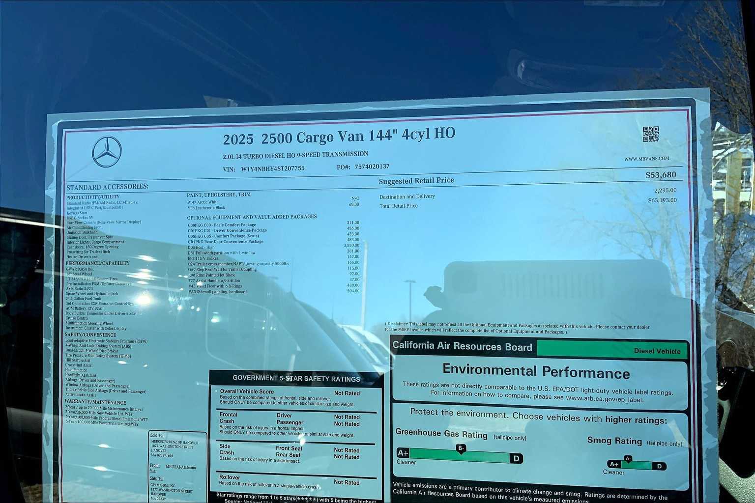 New 2025 Mercedes-Benz Sprinter 2500 image 17