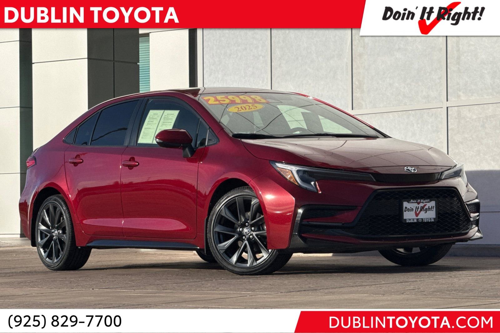 Certified 2025 Toyota Corolla SE