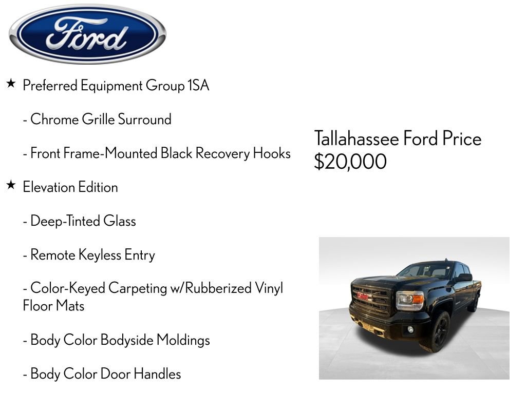 Used 2015 GMC Sierra 1500 4x4 Double Cab w/ Elevation Edition image 13