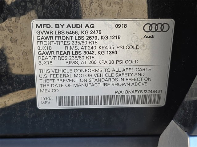 Used 2018 Audi Q5 2.0T Premium Plus w/ Premium Plus Package image 39