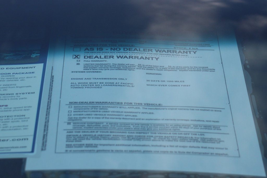 Used 2019 Chevrolet Express 3500 w/ Power Convenience Package image 41