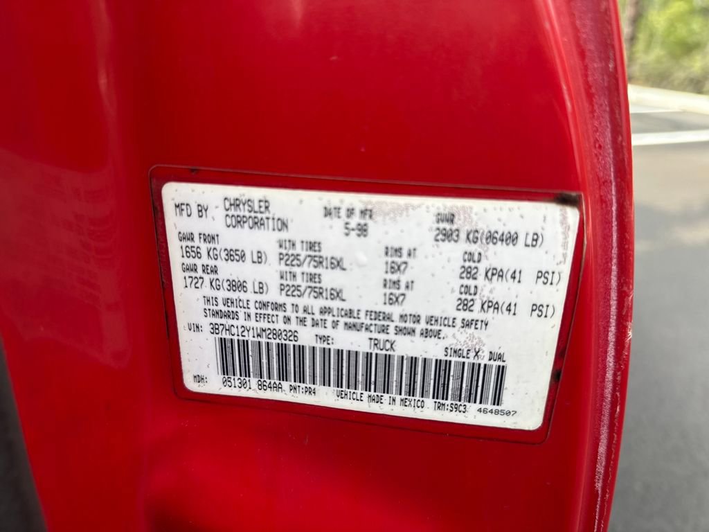 Used 1998 Dodge Ram 1500 Truck ST image 21