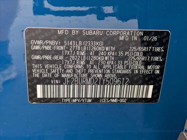 New 2026 Subaru Outback Wilderness AWD/4WD image 18