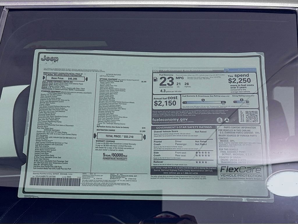 New 2026 Jeep Grand Cherokee Limited Reserve image 21