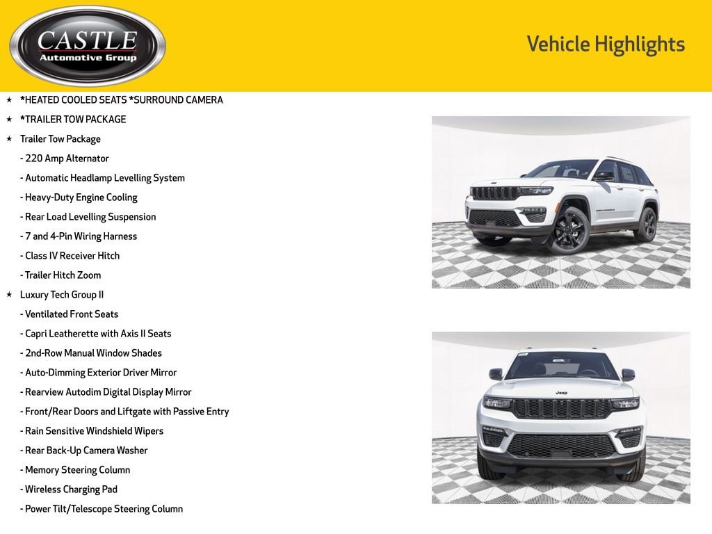 New 2025 Jeep Grand Cherokee Limited w/ Luxury Tech Group II image 3