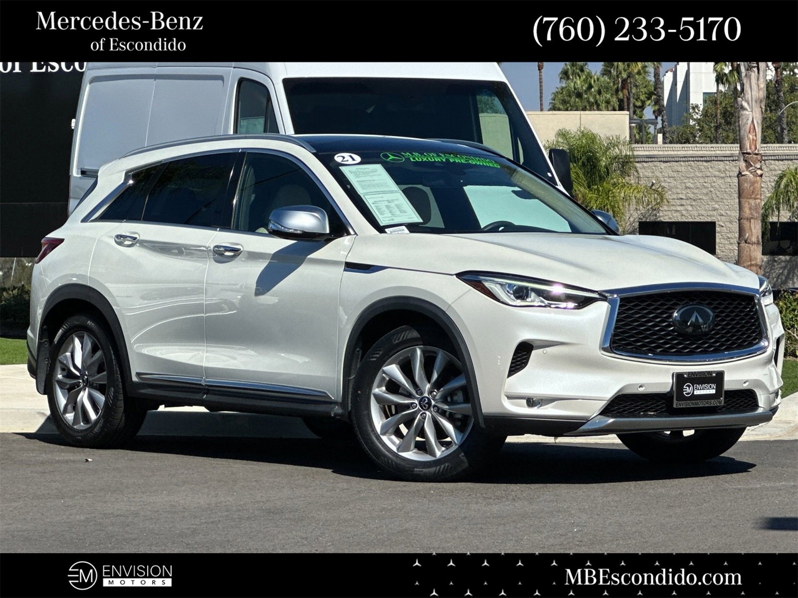 Used 2021 INFINITI QX50 Essential w/ Convenience Package