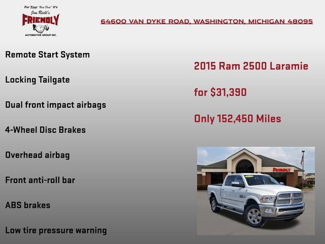 Used 2015 RAM 2500 Laramie AWD/4WD image 30