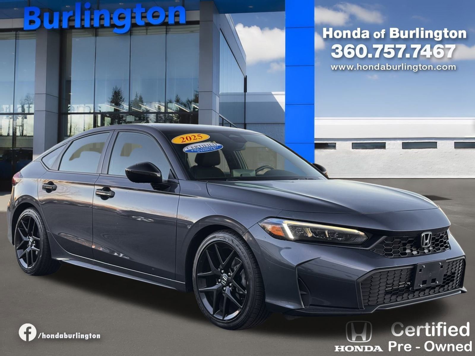 Certified 2025 Honda Civic Sport image 10