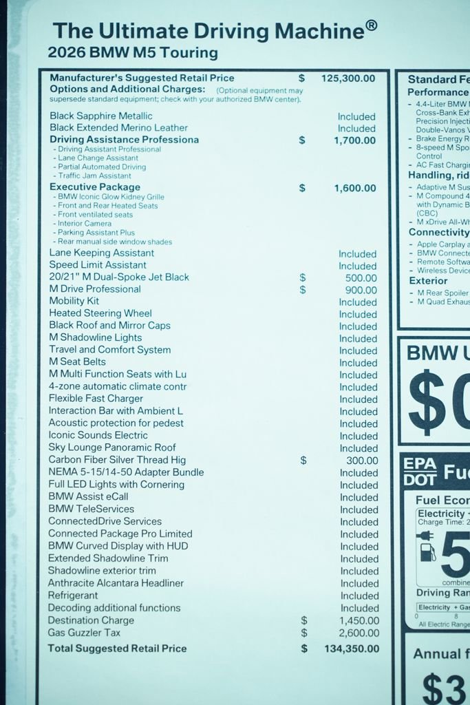 New 2026 BMW M5 Touring AWD/4WD image 9