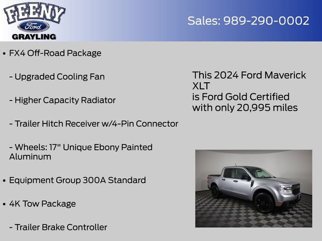 Used 2024 Ford Maverick XLT w/ XLT Luxury Package AWD/4WD image 14