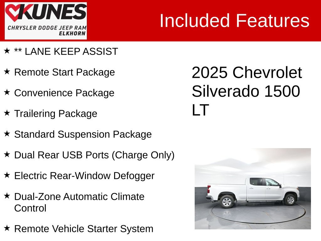 Used 2025 Chevrolet Silverado 1500 LT w/ Work Truck Package AWD/4WD image 4