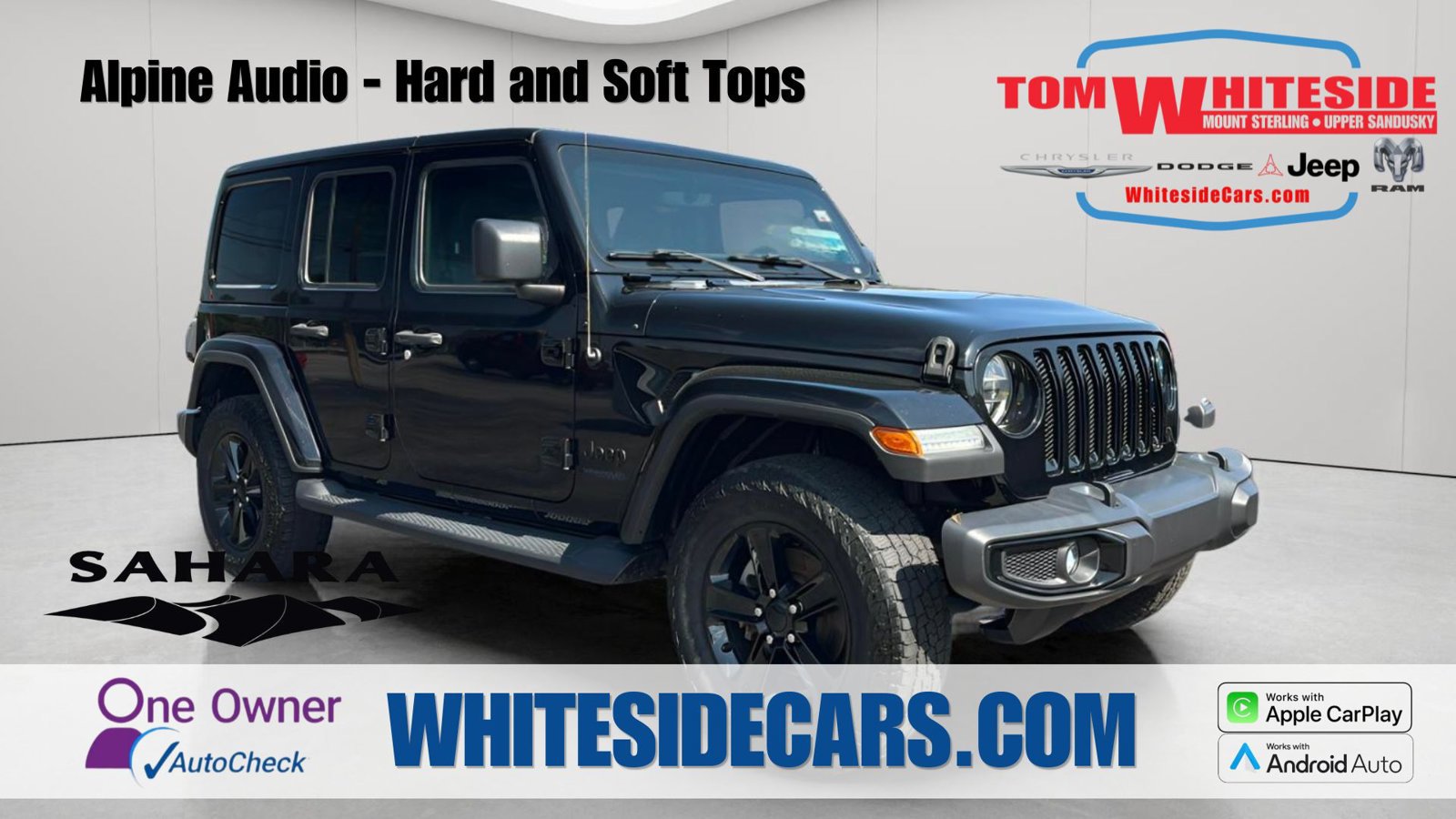 Used 2021 Jeep Wrangler Unlimited Sahara AWD/4WD image 1