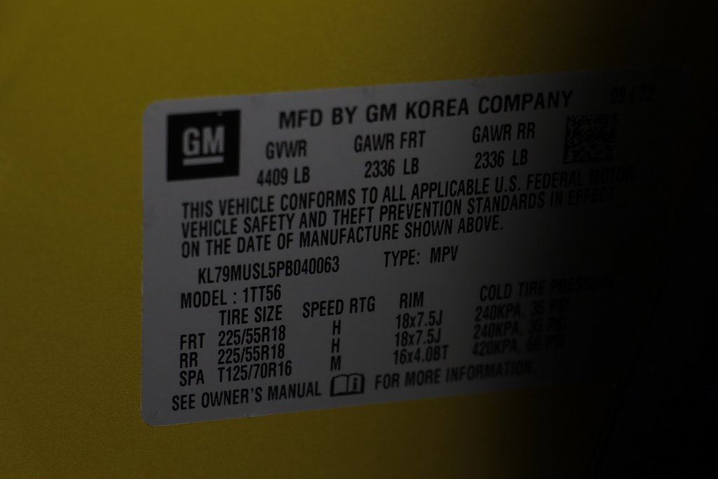 Certified 2023 Chevrolet TrailBlazer RS w/ Sun and Liftgate Package image 24