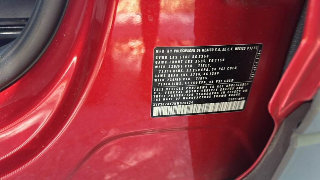Certified 2022 Volkswagen Tiguan SE FWD image 25