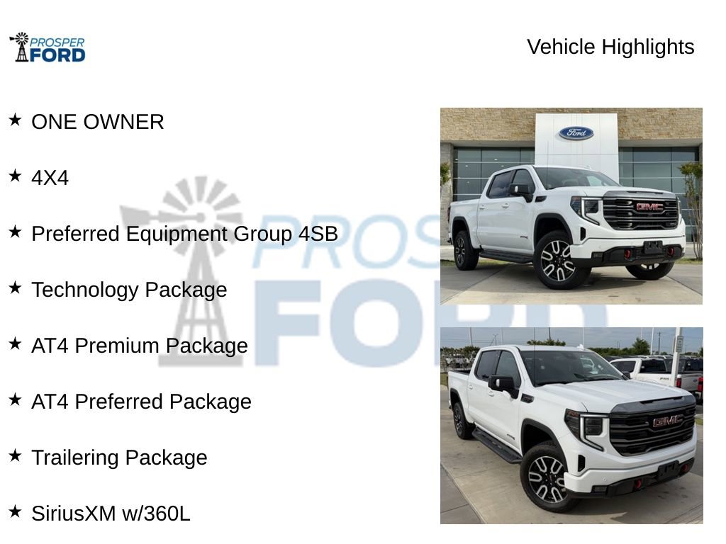 Used 2024 GMC Sierra 1500 AT4 w/ Technology Package AWD/4WD image 5