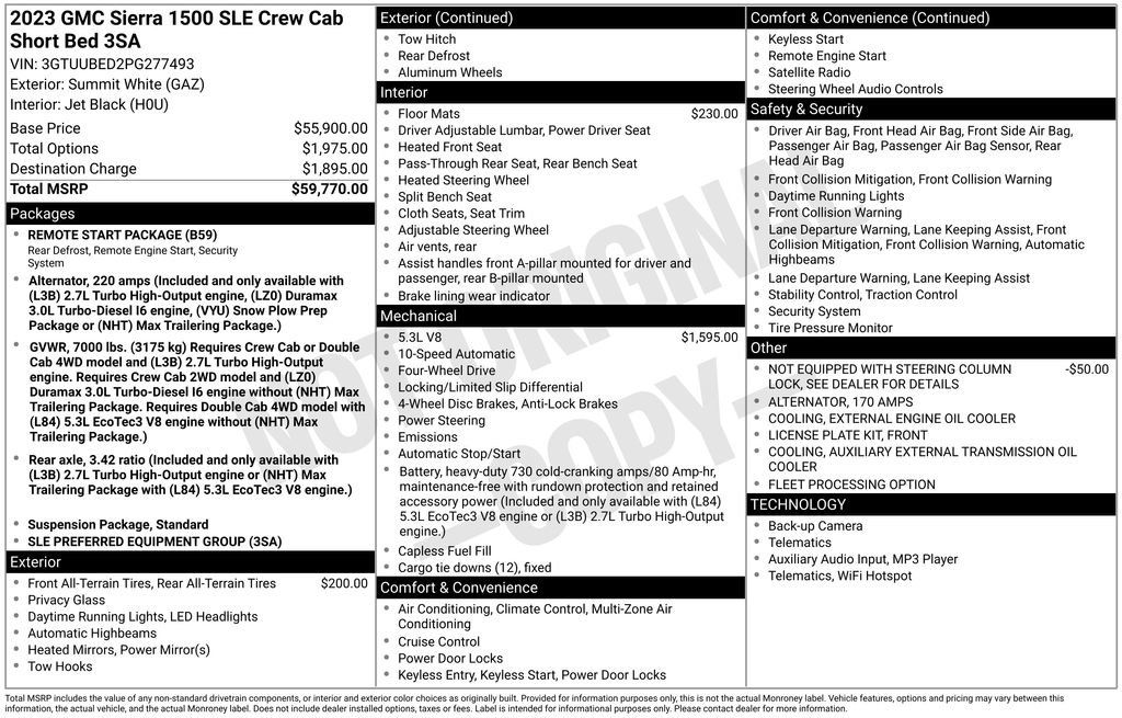 Used 2023 GMC Sierra 1500 SLE image 31