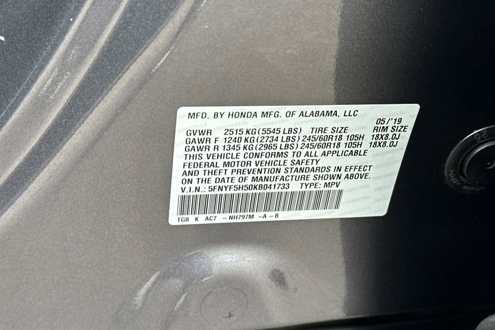 Used 2019 Honda Pilot EX-L image 35