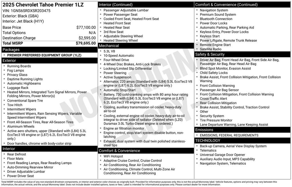 Used 2025 Chevrolet Tahoe Premier image 40