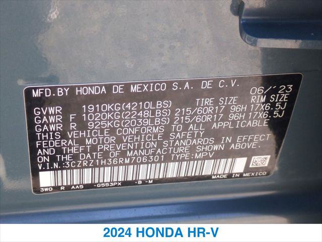 Certified 2024 Honda HR-V LX image 26