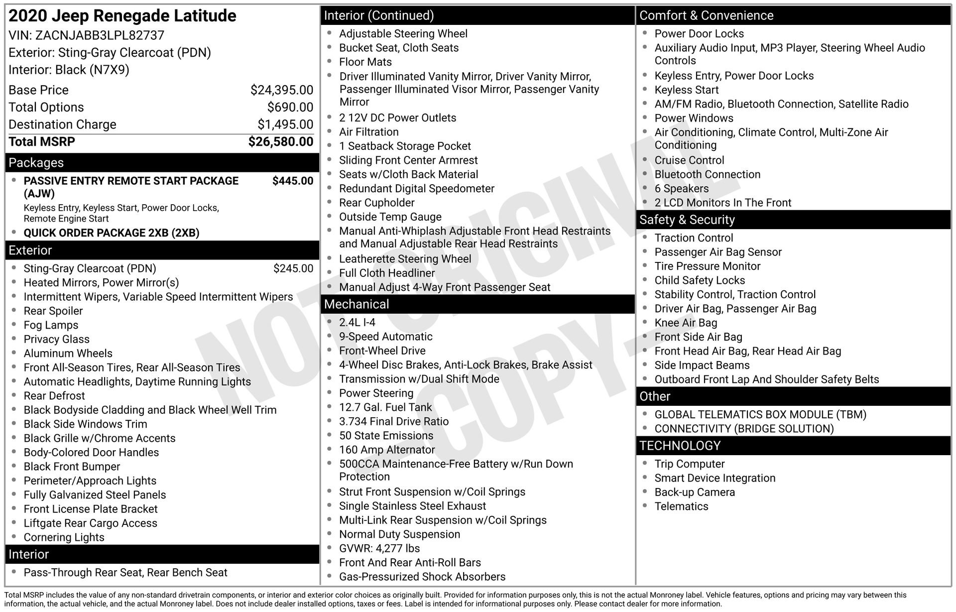 Used 2020 Jeep Renegade Latitude FWD image 4