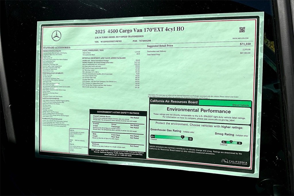 New 2025 Mercedes-Benz Sprinter 4500 image 13
