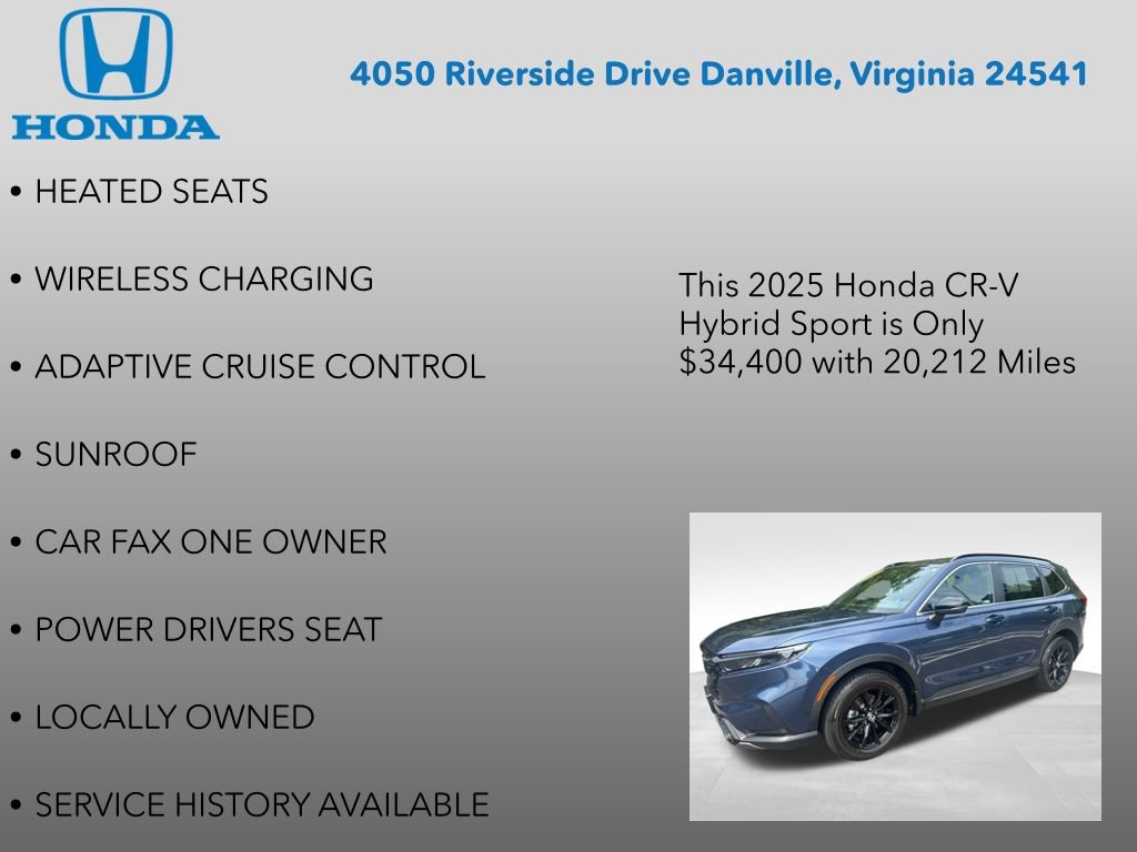Certified 2025 Honda CR-V Sport image 12
