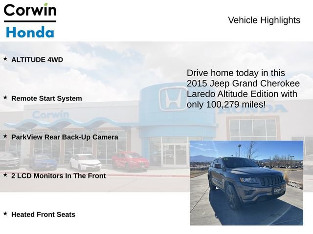 Used 2015 Jeep Grand Cherokee Altitude image 7
