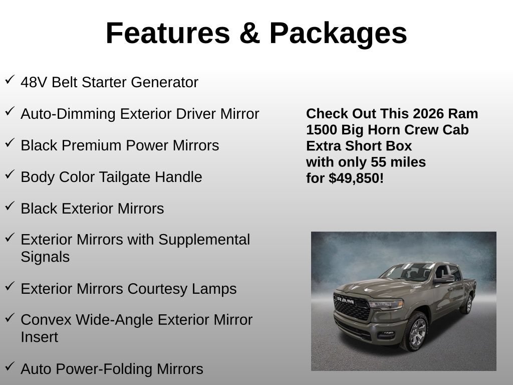 Used 2026 RAM 1500 Big Horn AWD/4WD image 22