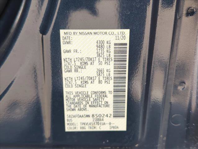 Used 2021 Nissan NV 3500 SL RWD image 25
