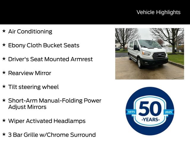 Certified 2020 Ford Transit 250 Low Roof w/ Exterior Upgrade Package image 10