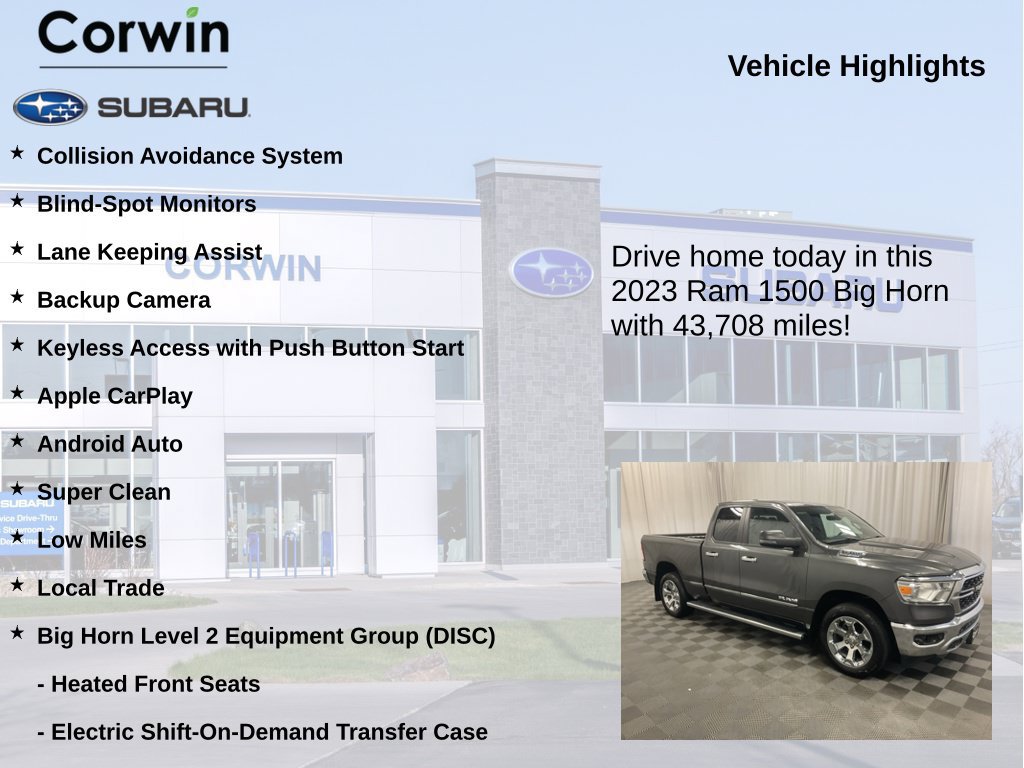Used 2023 RAM 1500 Big Horn AWD/4WD image 6