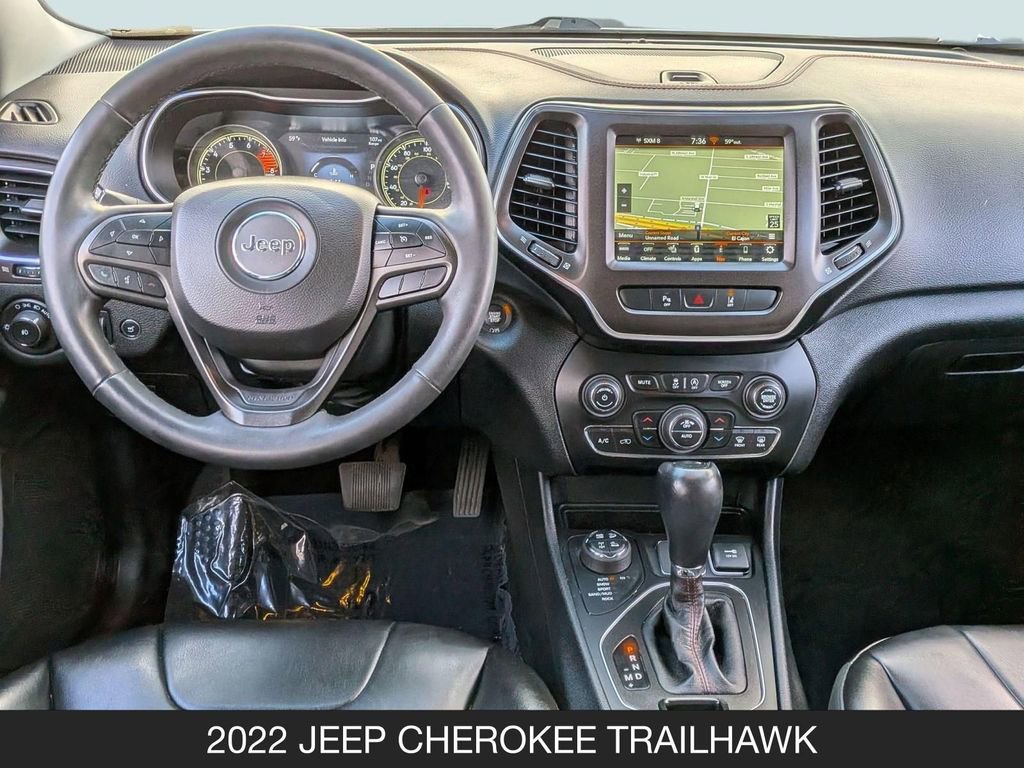Used 2022 Jeep Cherokee Trailhawk w/ Sun, Sound & Nav Group image 14