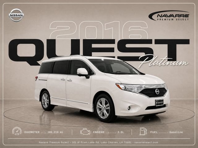 Used 2016 Nissan Quest Platinum