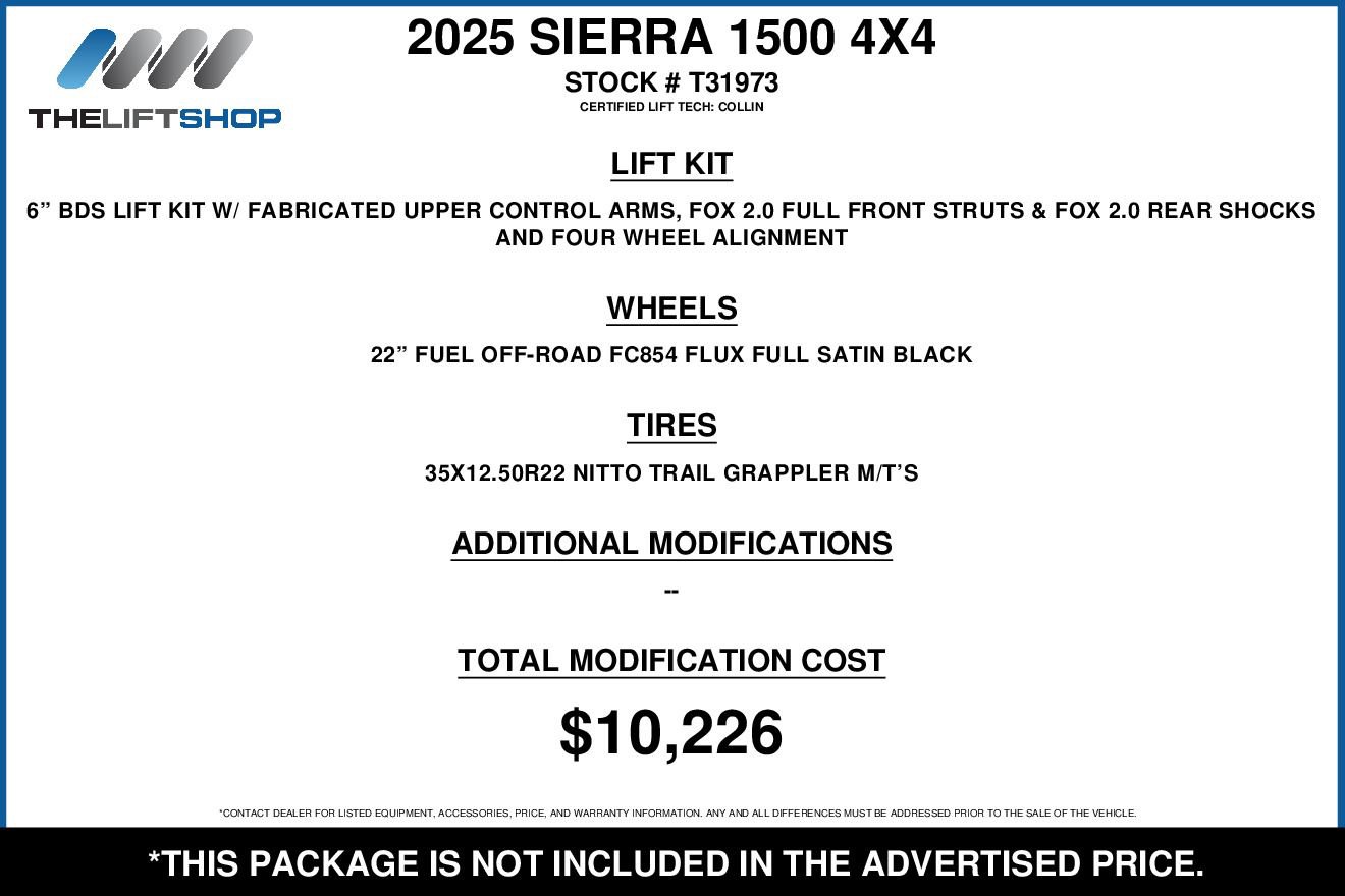 Used 2025 GMC Sierra 1500 Elevation image 2