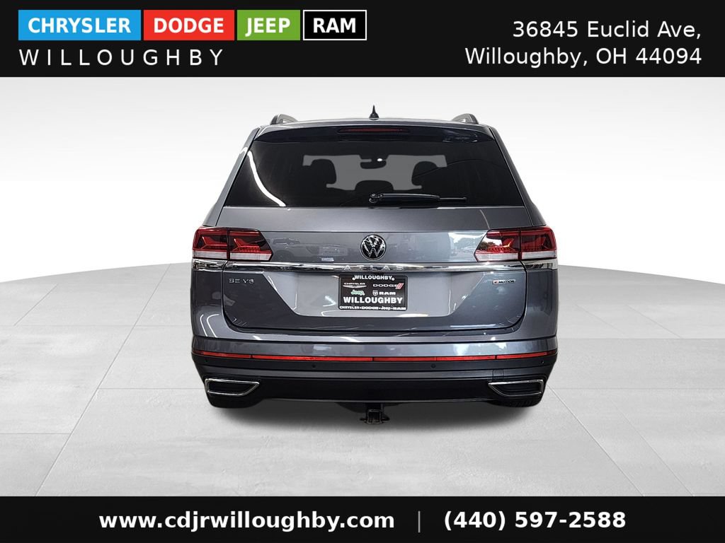 Used 2021 Volkswagen Atlas SE w/ Panoramic Sunroof Package AWD/4WD image 8