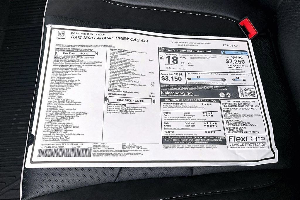 New 2026 RAM 1500 Laramie w/ Night Edition image 13