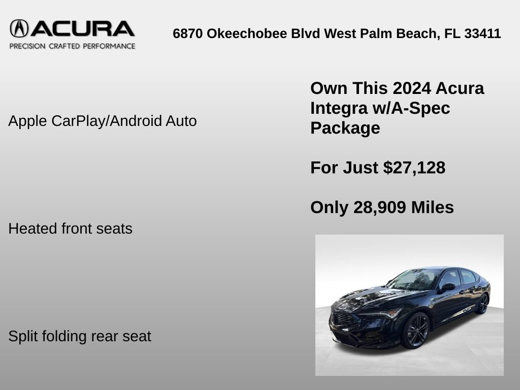Used 2024 Acura Integra A-Spec FWD image 12