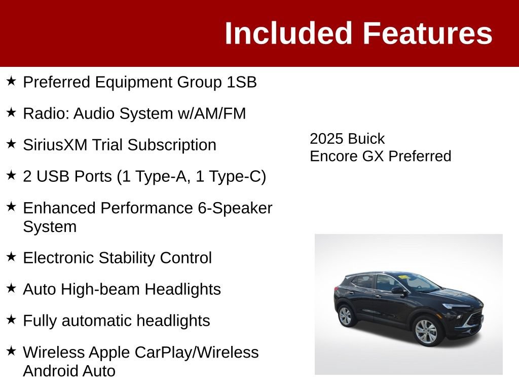 Used 2025 Buick Encore GX Preferred FWD image 3